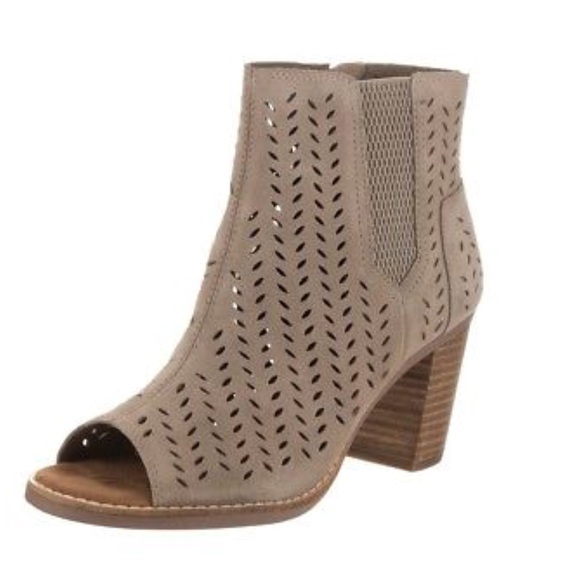 Toms Shoes - TOMS Majorca peep toe booties